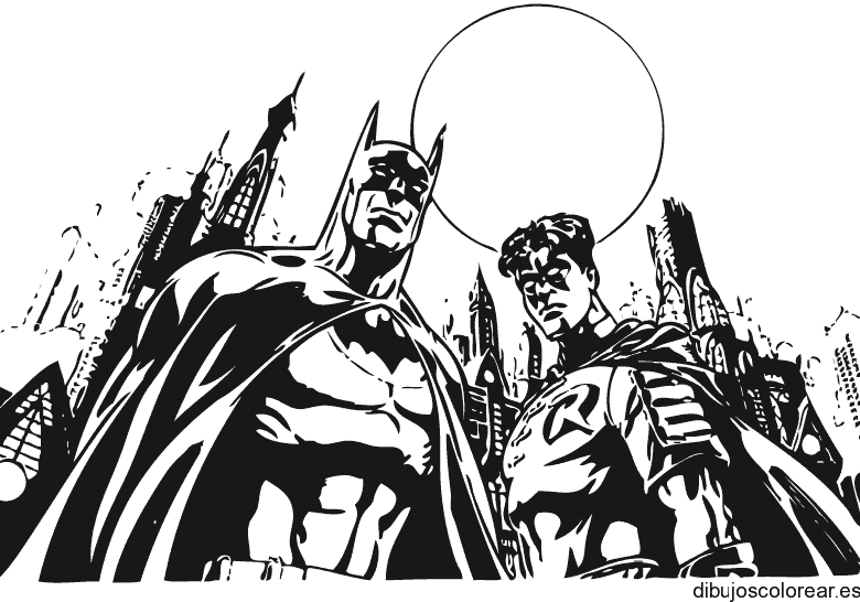 Batman Forever para colorear