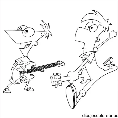 Dibujo de Blancanieves y un cervatillo para colorear