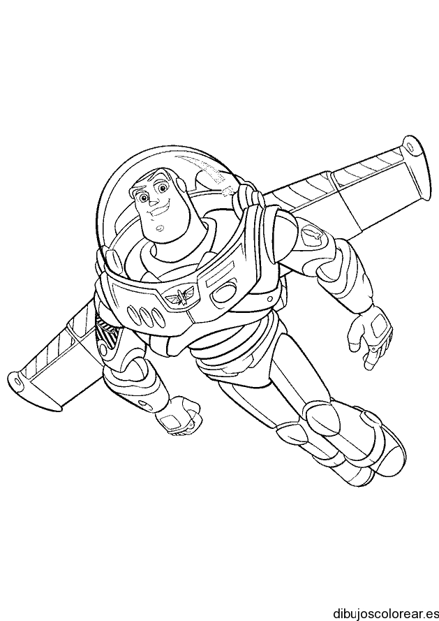 Dibujo de Buzz Lightyear para colorear