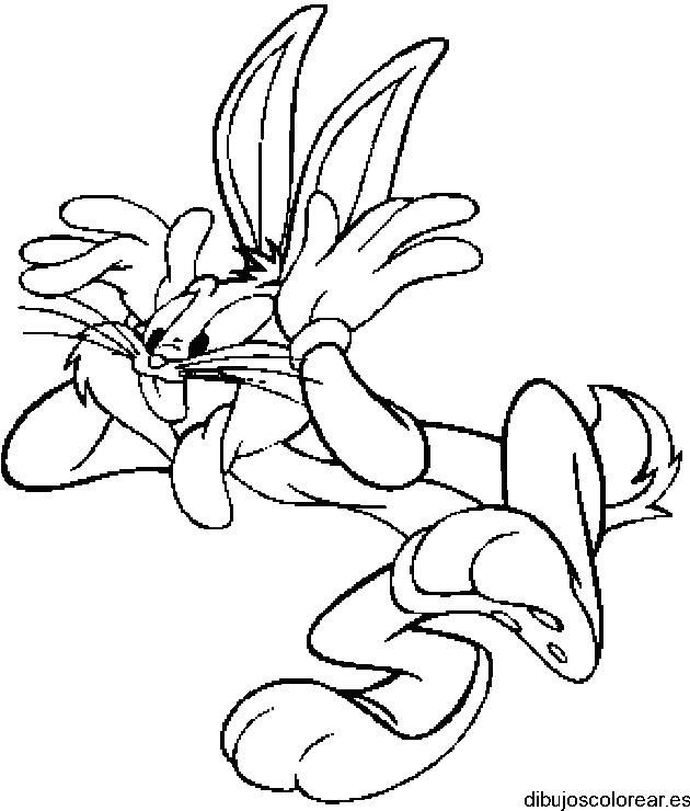 Dibujo de Bugs Bunny para colorear
