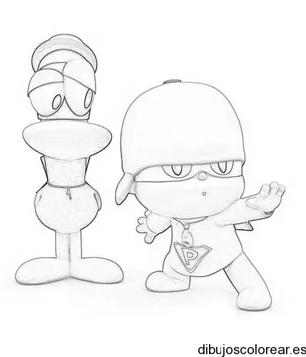 Dibujo de niños para colorear