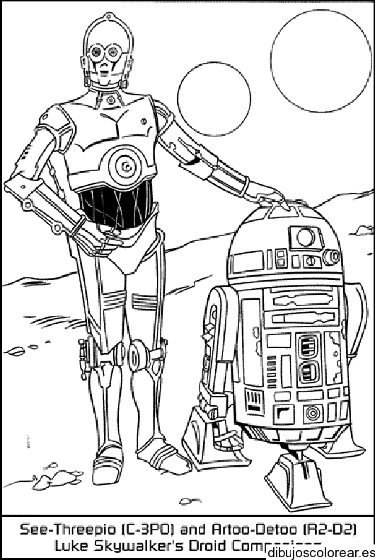 Dibujo de Robots para colorear