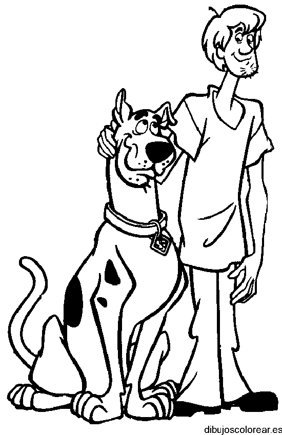 Dibujo de Scooby Doo para colorear