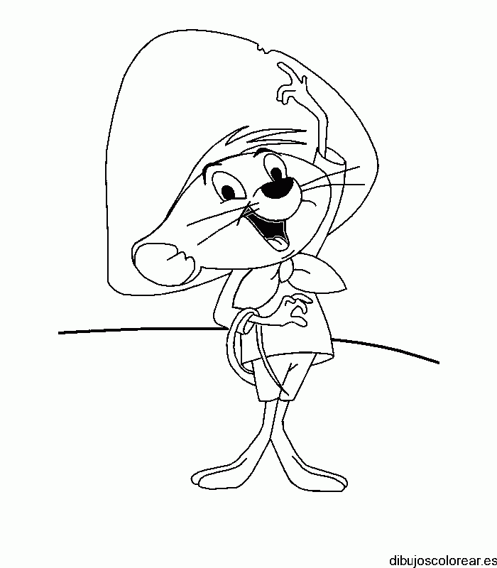 Dibujo de Speedy González para colorear