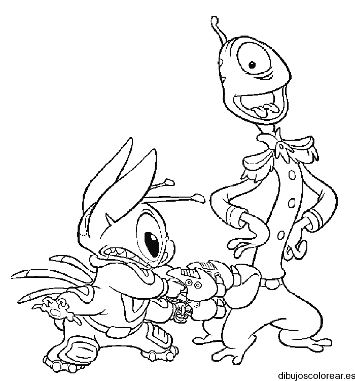 Dibujo de Stitch para colorear