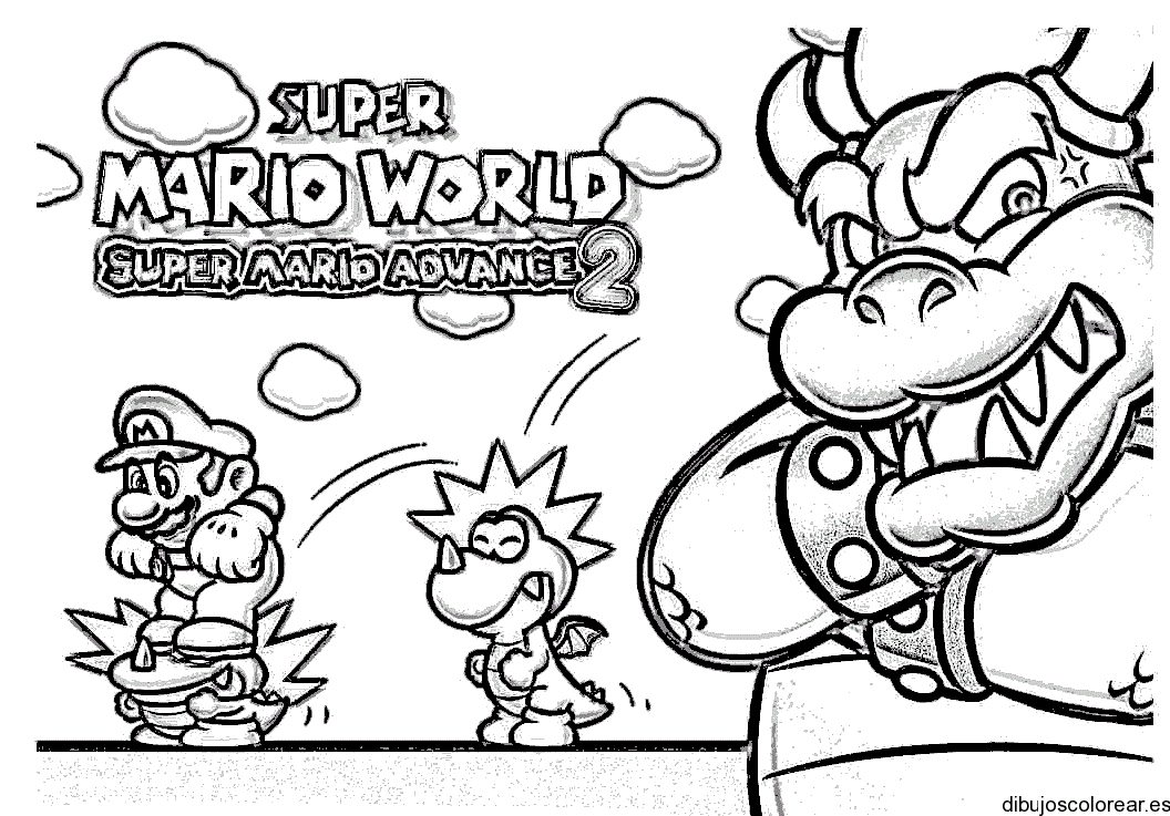 Dibujo de Super Mario World para colorear