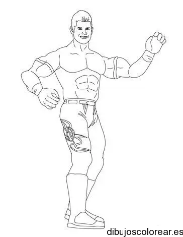 Dibujo de superhéroe para colorear