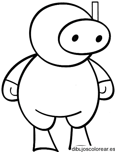 Dibujo de un cerdo para colorear