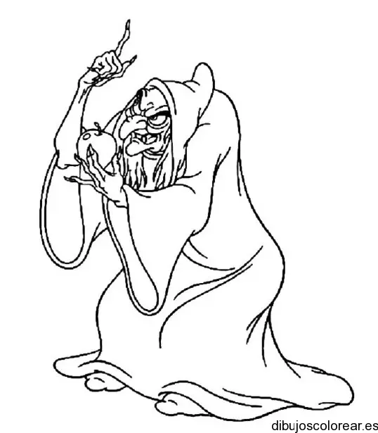Dibujo de un hombre esquiando para colorear