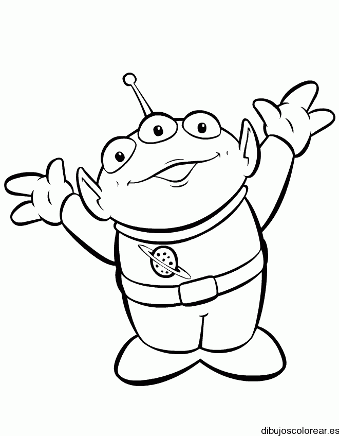 Dibujo de un personaje de Toy Story II para colorear
