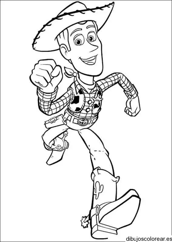Dibujo de Woody para colorear