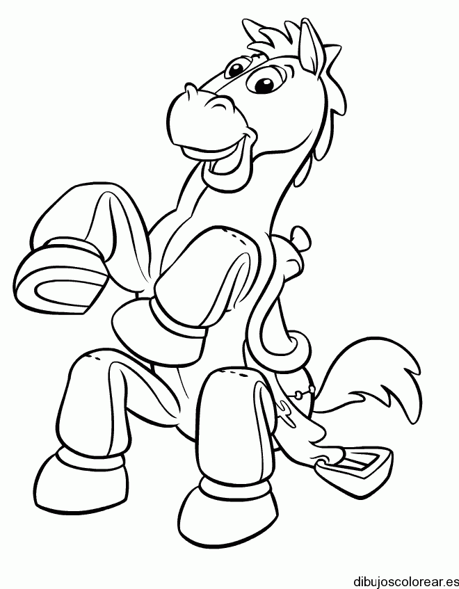 Dibujo del caballo de Woody para colorear