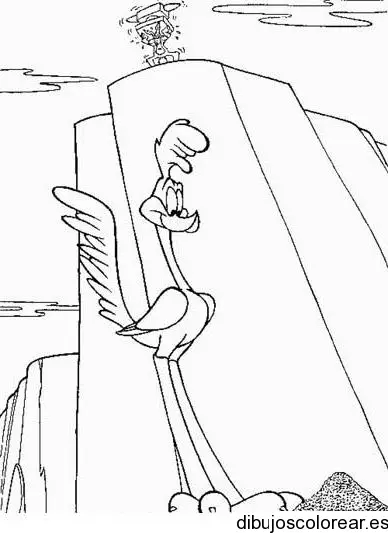 Dibujo del Correcaminos y el coyote para colorear