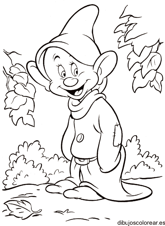 Dibujo del enanito Tontin para colorear