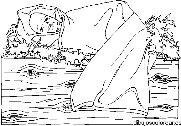 Dibujo del niño Jesús para colorear