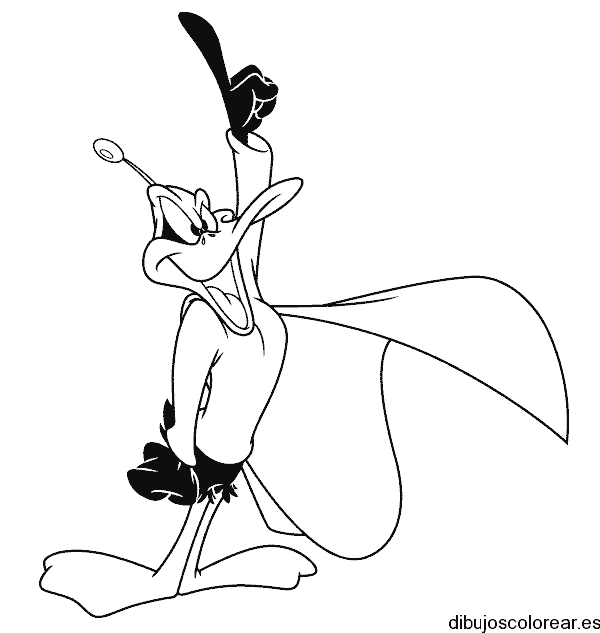 Dibujo del Pato Lucas para colorear