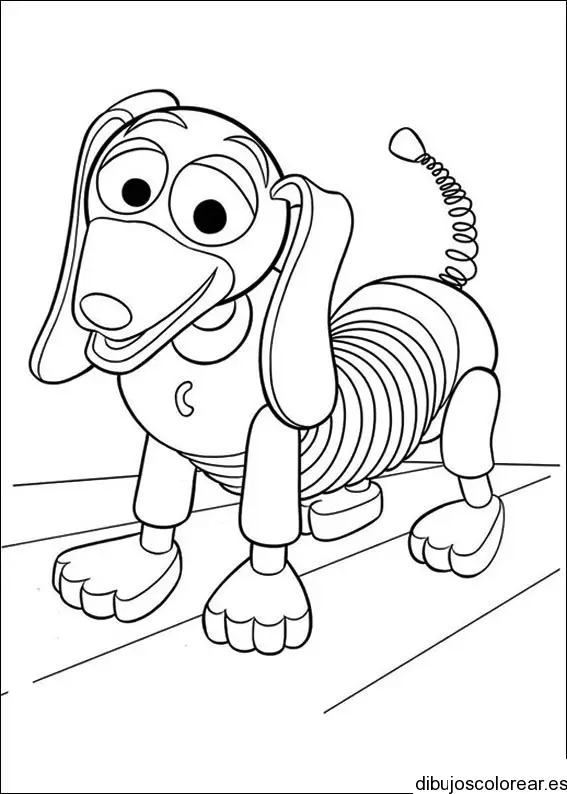 Dibujo del perro de Toy Story para colorear