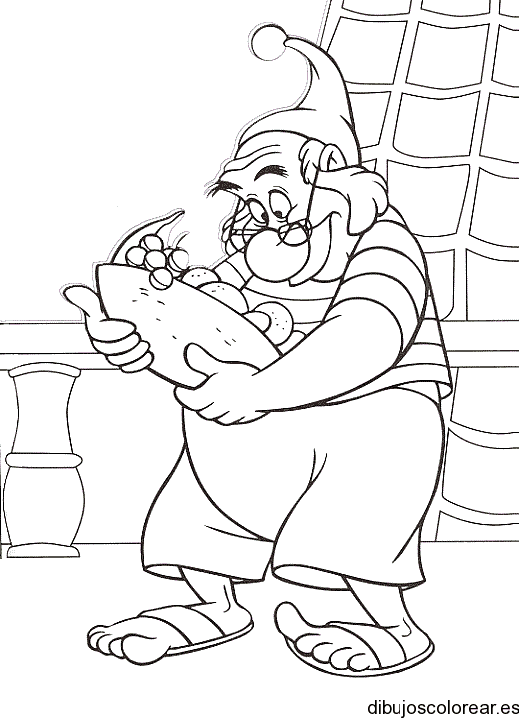 Dibujo del personaje de Blanca Nieves para colorear