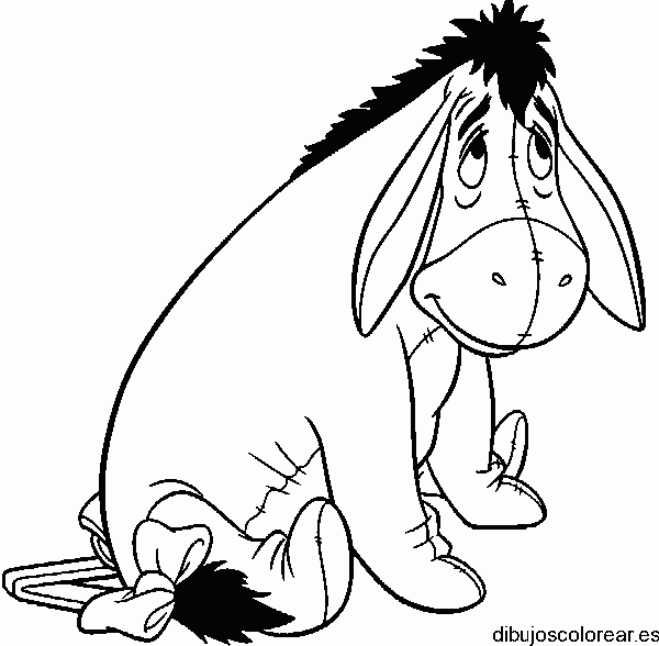 Dibujo del triste Igor para colorear