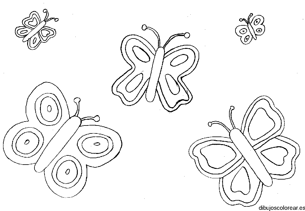 Mariposas para colorear